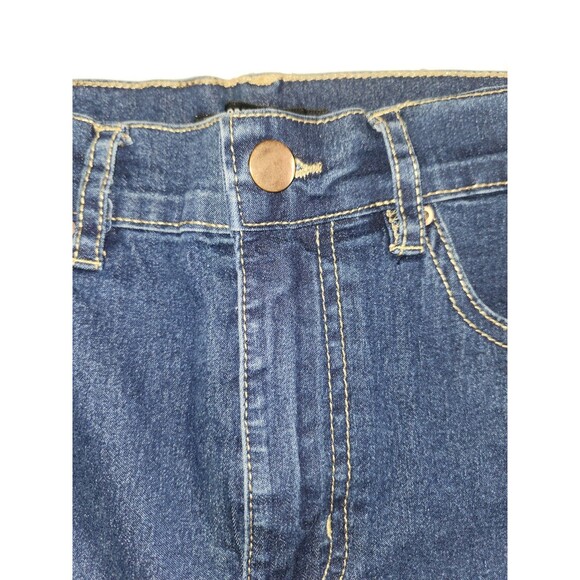 Forever 21 Jeans Size 27 Skinny Mid Rise Dark Wash Denim Cotton Blend Stretch - Picture 4 of 5